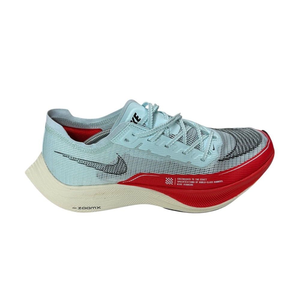 Nike ZoomX Vaporfly Next% 2‎ Glacier Blue Red CU4111-400  Size 9.5